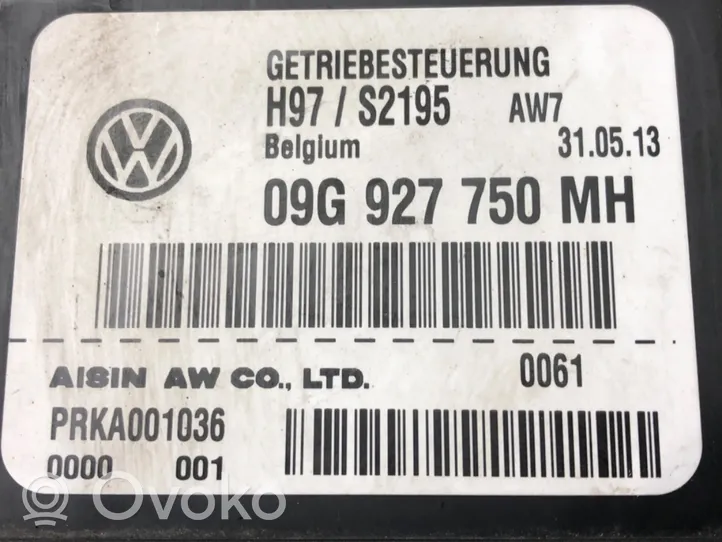 Volkswagen PASSAT CC Vaihdelaatikon ohjainlaite/moduuli 09G927750MH