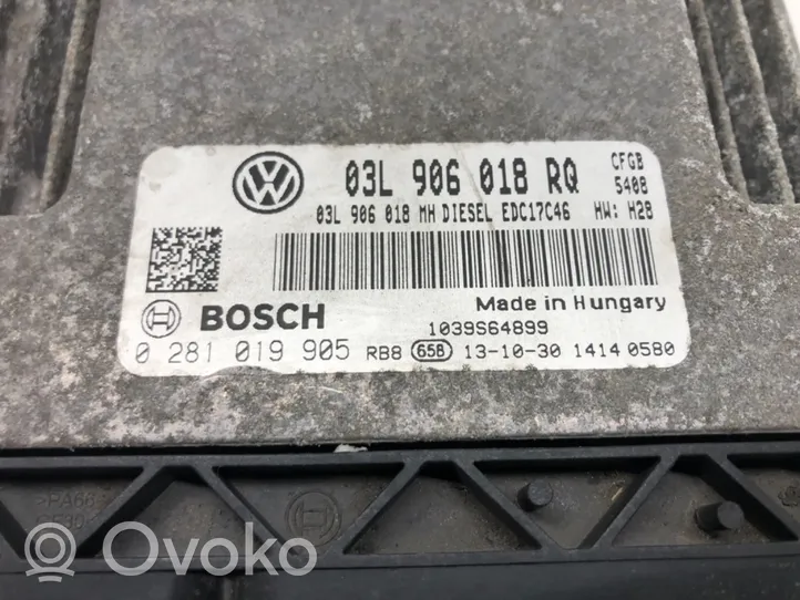 Skoda Superb B6 (3T) Komputer / Sterownik ECU silnika 03L906018RQ