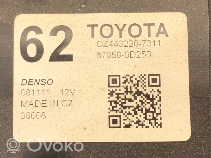 Toyota Yaris Radiateur soufflant de chauffage 87010-0D620-00