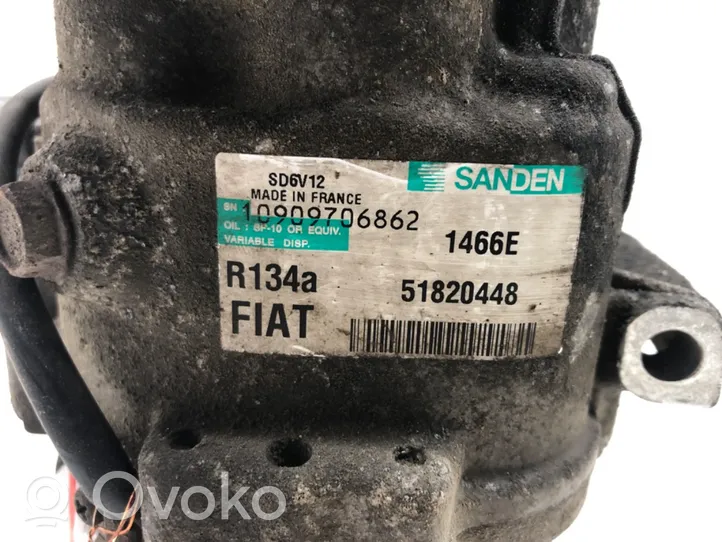 Alfa Romeo Mito Compressore aria condizionata (A/C) (pompa) SD6V12