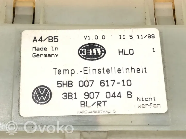 Volkswagen Bora Sisätuulettimen ohjauskytkin 3B1907044B