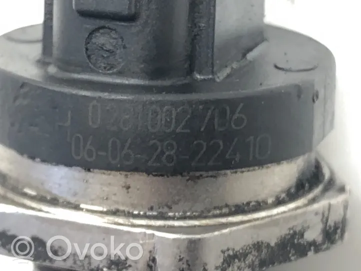 Opel Zafira B Capteur de pression de carburant 0281002706