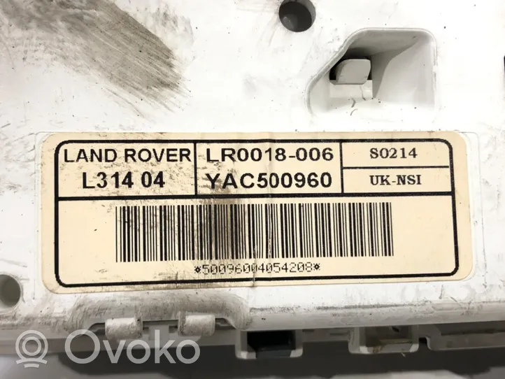 Land Rover Freelander Licznik / Prędkościomierz YAC500960