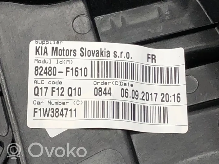 KIA Sportage Mécanisme de lève-vitre avec moteur 82480-F1610