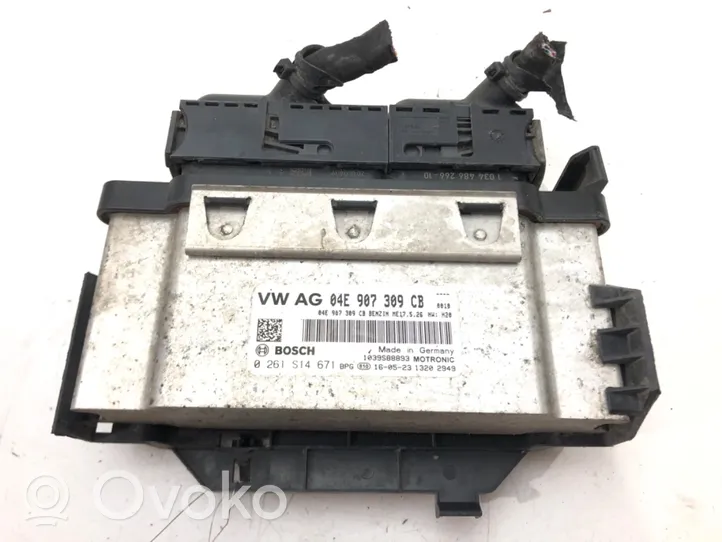 Skoda Fabia Mk3 (NJ) Komputer / Sterownik ECU silnika 04E907309CB