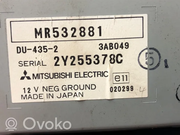 Mitsubishi Pajero Monitor / wyświetlacz / ekran MR532881