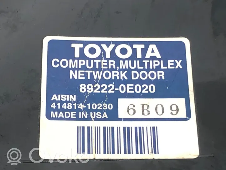 Lexus RX 330 - 350 - 400H Muut ohjainlaitteet/moduulit 89222-0E020