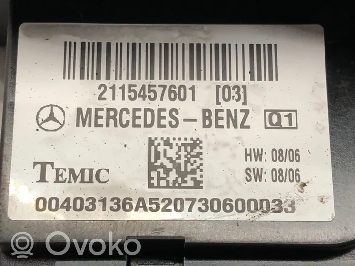 Mercedes-Benz E W211 Autres unités de commande / modules 2115457601