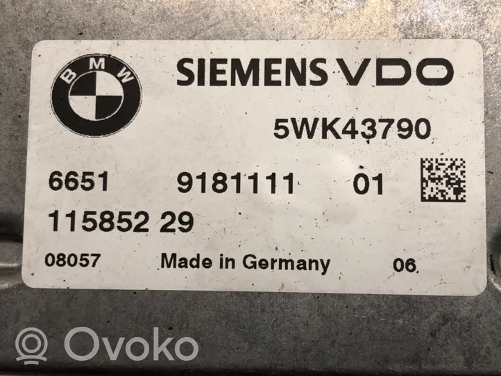 BMW 5 E60 E61 Sonstige Steuergeräte / Module 9181111