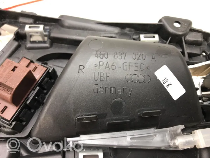 Audi A6 S6 C7 4G Klamka wewnętrzna drzwi przednich 4G0937020A