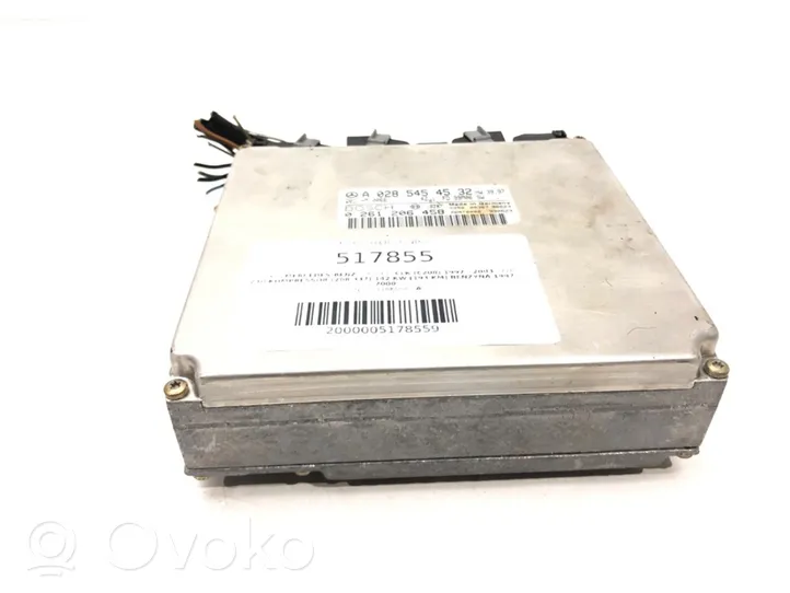 Mercedes-Benz CLK A208 C208 Unité de commande, module ECU de moteur A0285454532