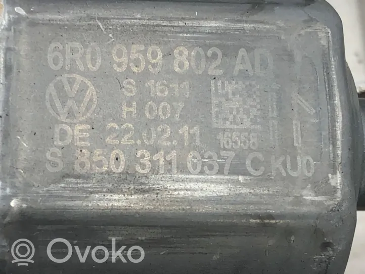 Volkswagen Polo V 6R Mécanisme de lève-vitre avec moteur 6R0959802AD
