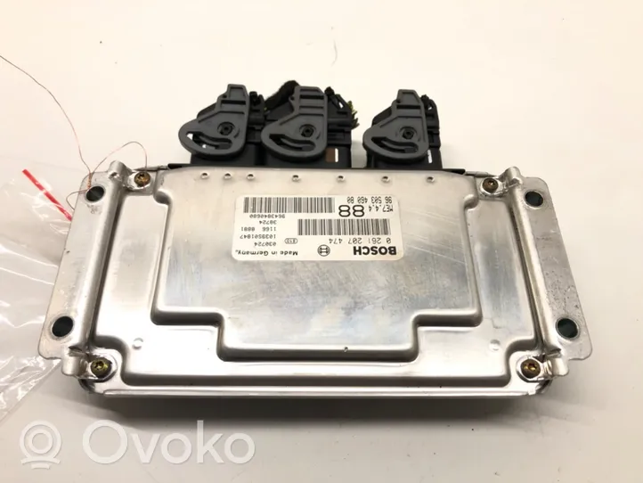 Peugeot 307 Unité de commande, module ECU de moteur 9650346080