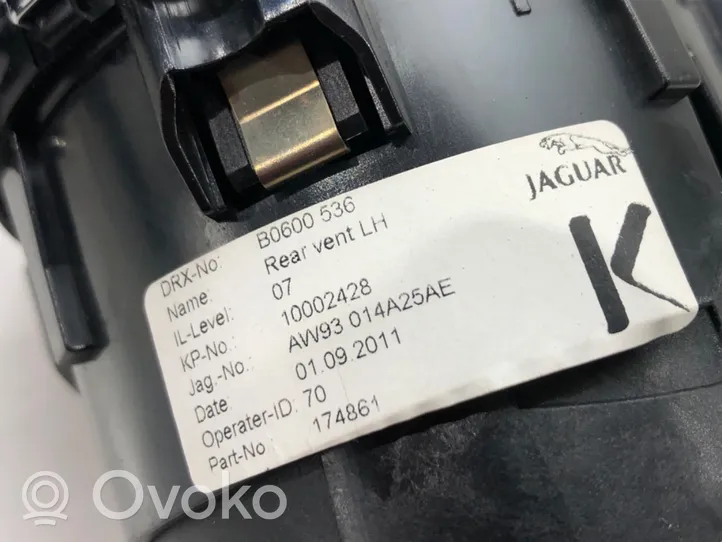 Jaguar XJ X351 Kratka nawiewu tylna tunelu środkowego 