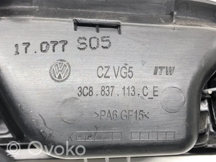 Volkswagen PASSAT CC Maniglia interna per portiera anteriore 3C8837113C