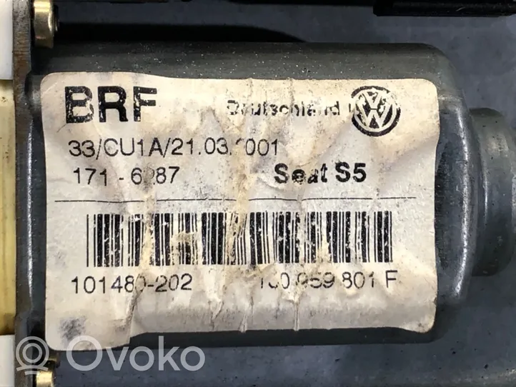 Seat Toledo II (1M) Elektryczny podnośnik szyby drzwi przednich 1J0959801F