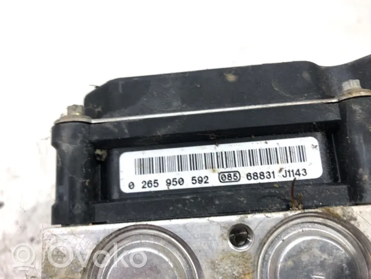 Volkswagen Polo IV 9N3 ABS-pumppu 0265950592