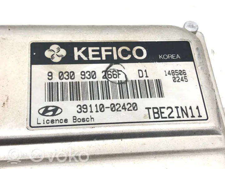 Hyundai Getz Motora vadības bloka ECU 39110-02420