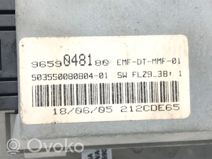 Peugeot 607 Monitori/näyttö/pieni näyttö 9659048180