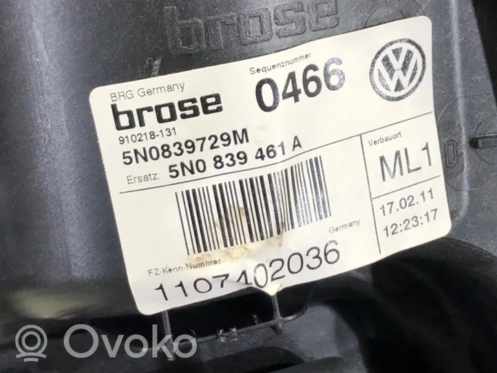 Volkswagen Tiguan Elektryczny podnośnik szyby drzwi tylnych 5N0959703D