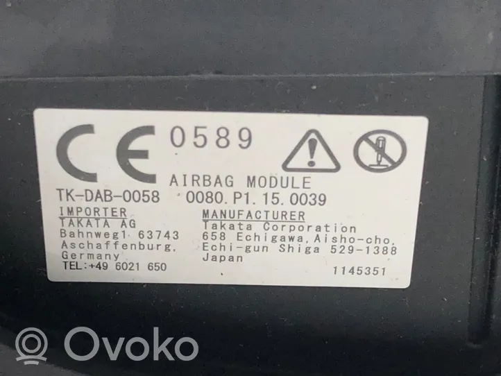 Nissan Note (E11) Ohjauspyörän turvatyyny 