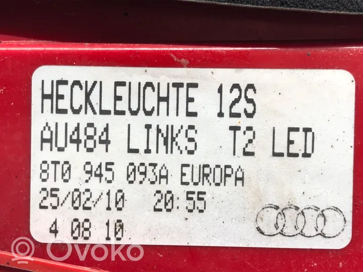 Audi A5 8T 8F Lampa tylna 8T0945093A