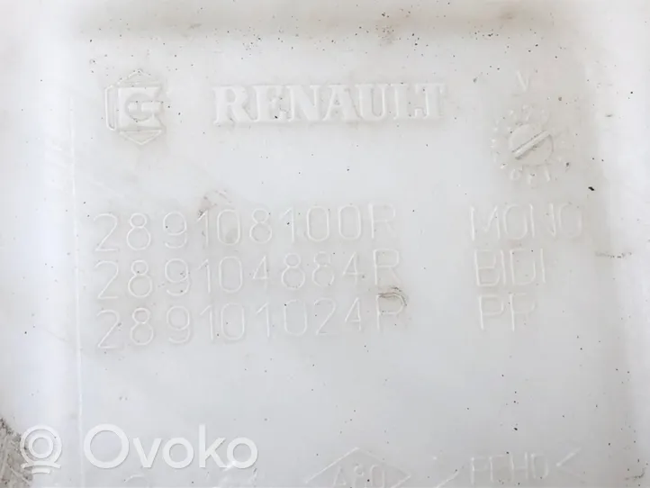 Renault Fluence Zbiornik płynu do spryskiwaczy szyby przedniej / czołowej 289108100R
