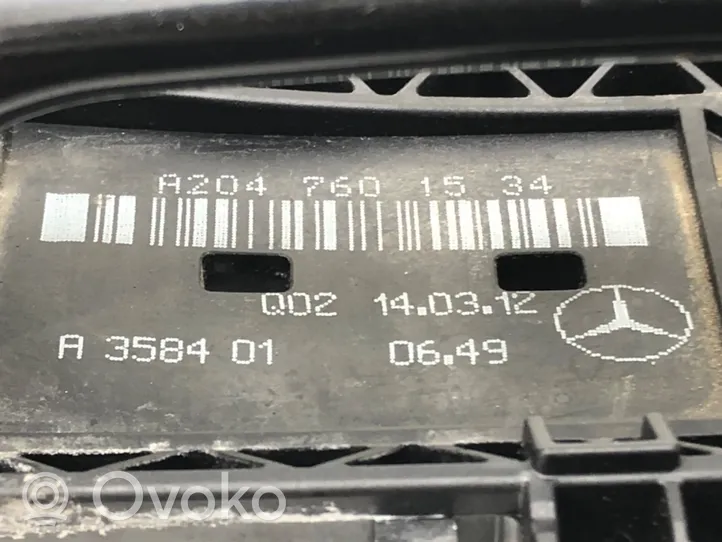 Mercedes-Benz GLK (X204) Klamka zewnętrzna drzwi przednich A2047601534