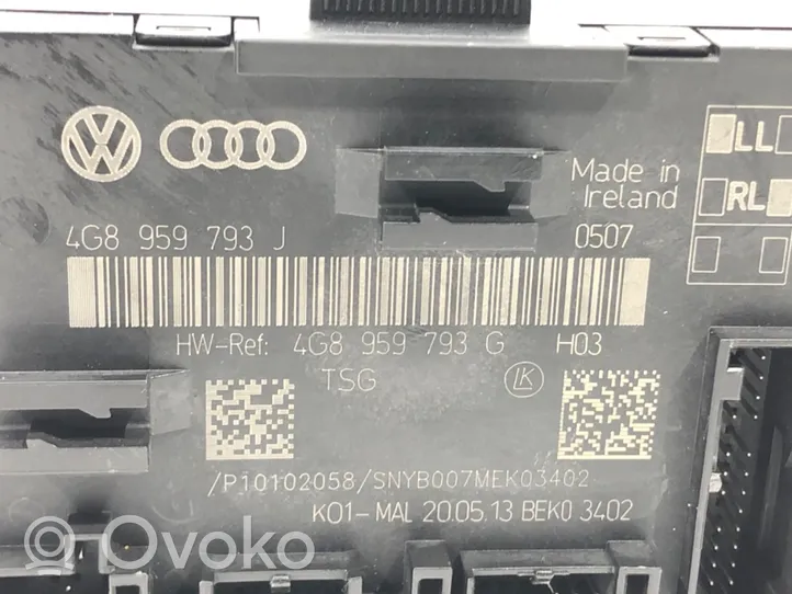 Audi A6 C7 Kiti valdymo blokai/ moduliai 4G8959793J