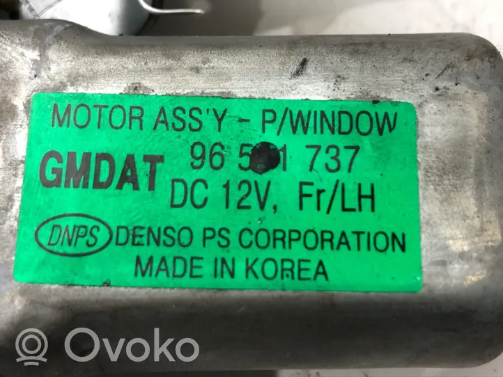 Daewoo Kalos Elektryczny podnośnik szyby drzwi przednich 96541737