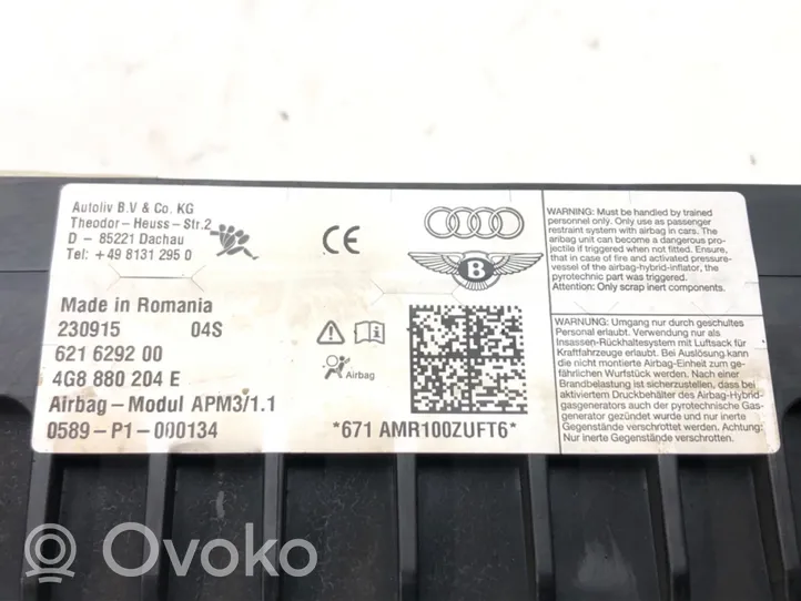 Audi A6 C7 Keleivio oro pagalvė 4G8880204E