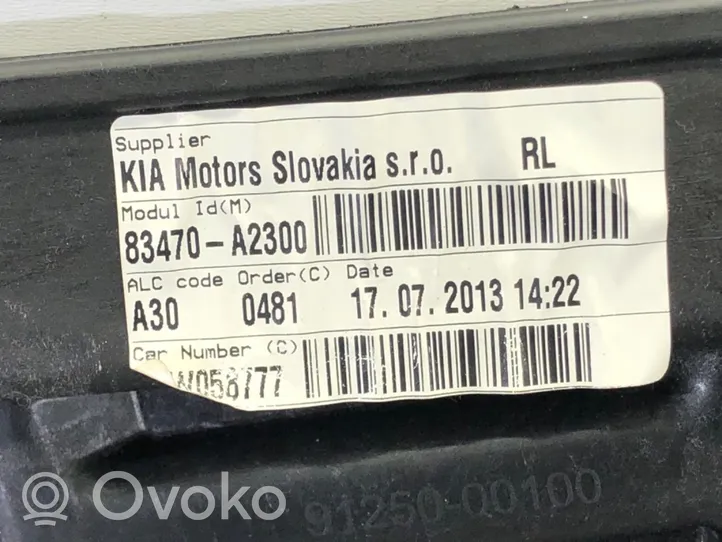 KIA Ceed Alzacristalli della portiera posteriore con motorino 83470-A2300