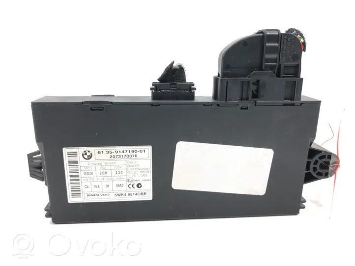 BMW X5 E70 Central body control module 9147190