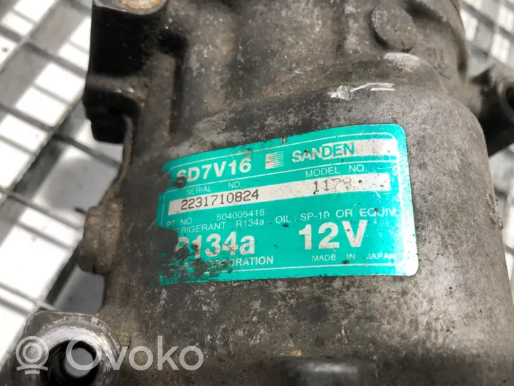 Fiat Ducato Kompresor / Sprężarka klimatyzacji A/C 504005418