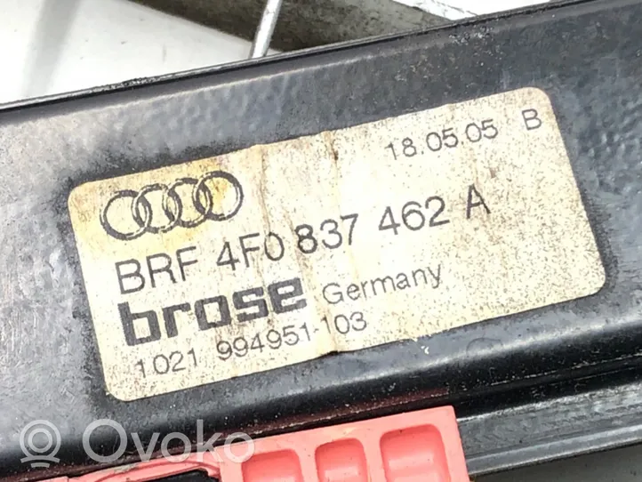 Audi A6 Allroad C6 Mécanisme de lève-vitre avec moteur 4F0837462A