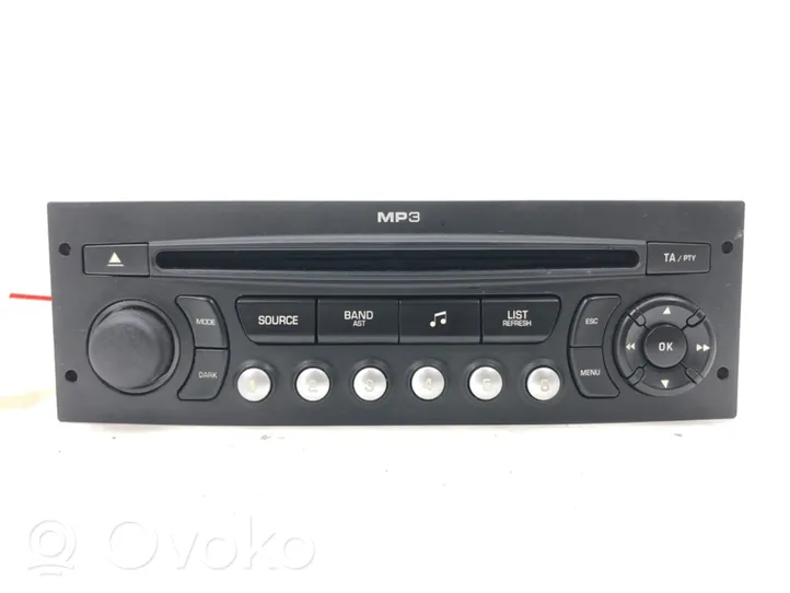 Peugeot 207 Unité principale radio / CD / DVD / GPS 96643698XT