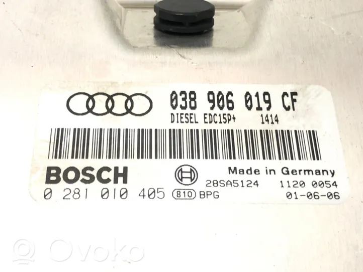 Audi A6 S6 C5 4B Galios (ECU) modulis 038906019CF