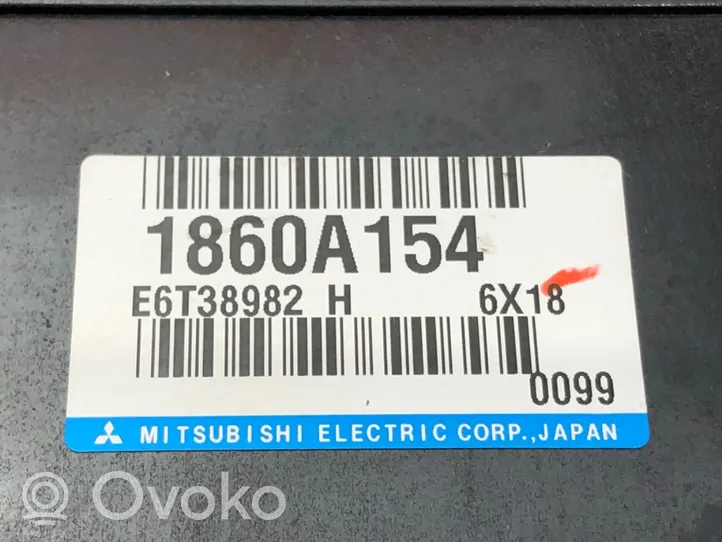 Mitsubishi Outlander Komputer / Sterownik ECU silnika 1860A154