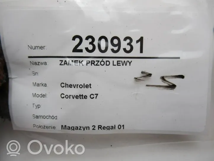 Chevrolet Corvette Etuoven lukko L84293825