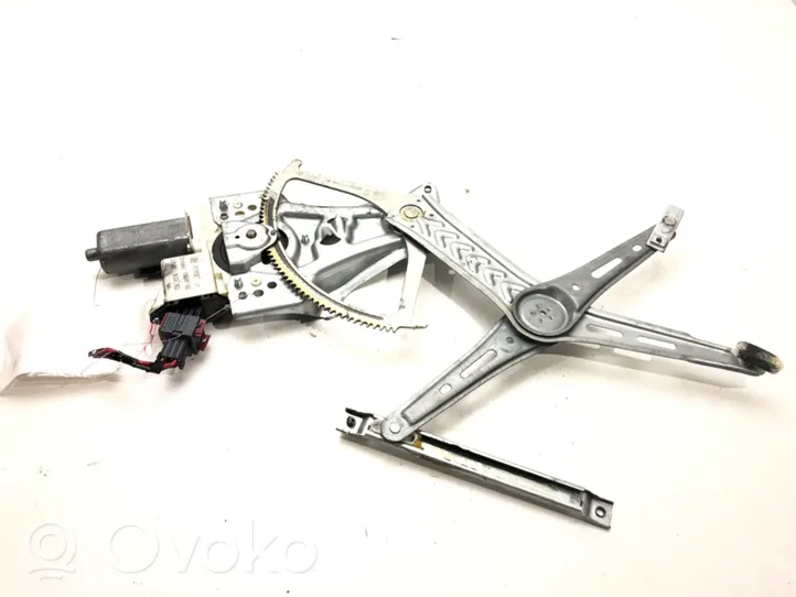 Opel Vectra C Front door window regulator with motor 9178987