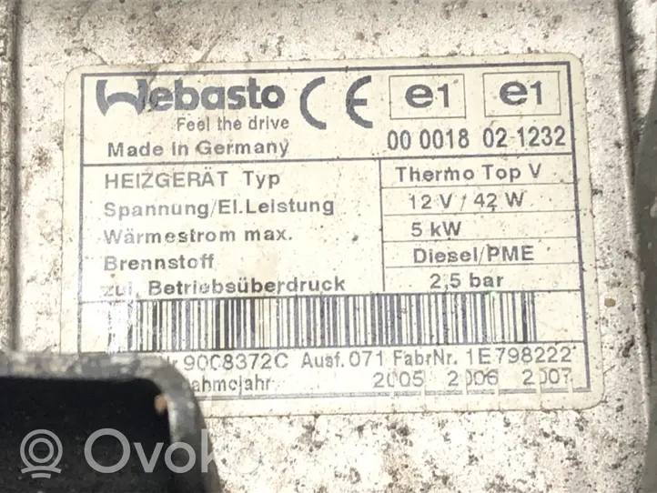 Volkswagen Touran I Bomba de circulación para calentador autónomo (Webastos) 1K0815065R