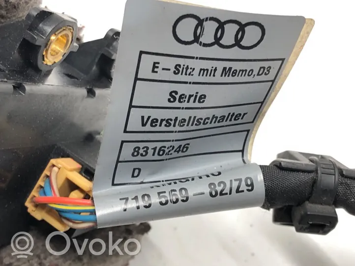 Audi A8 S8 D3 4E Interruttore di controllo del sedile 4E0959765H