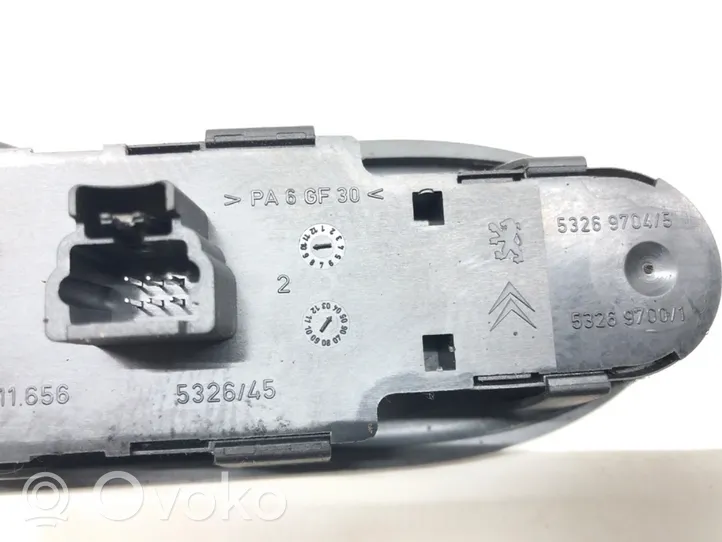 Citroen C5 Interruttore di controllo dell’alzacristalli elettrico 53269704