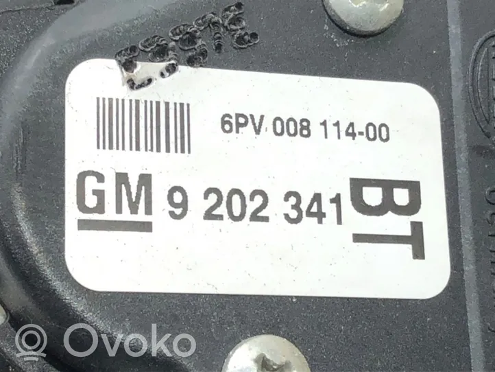 Opel Zafira B Pédale d'accélérateur 9202341BT