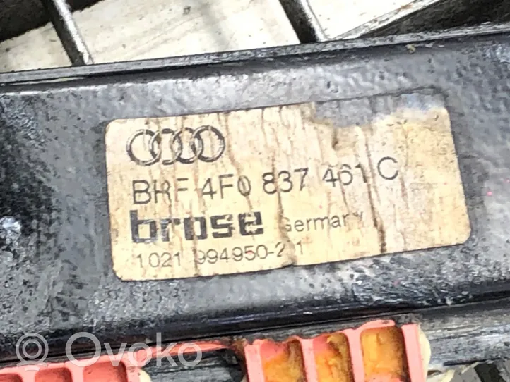 Audi A6 Allroad C6 Mécanisme de lève-vitre avec moteur 4F0837461C