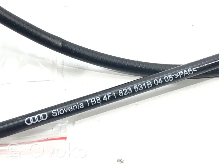 Audi A6 Allroad C6 Engine bonnet/hood lock release cable 