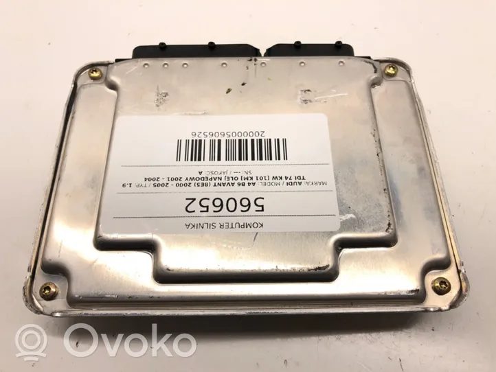 Audi A4 S4 B6 8E 8H Unité de commande, module ECU de moteur 038906019JP