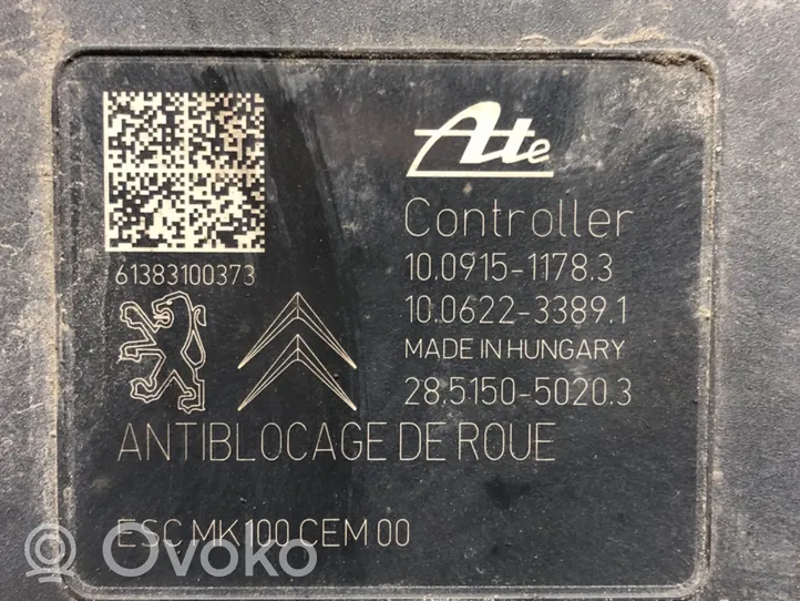 Citroen C-Elysée Pompe ABS 9806891780