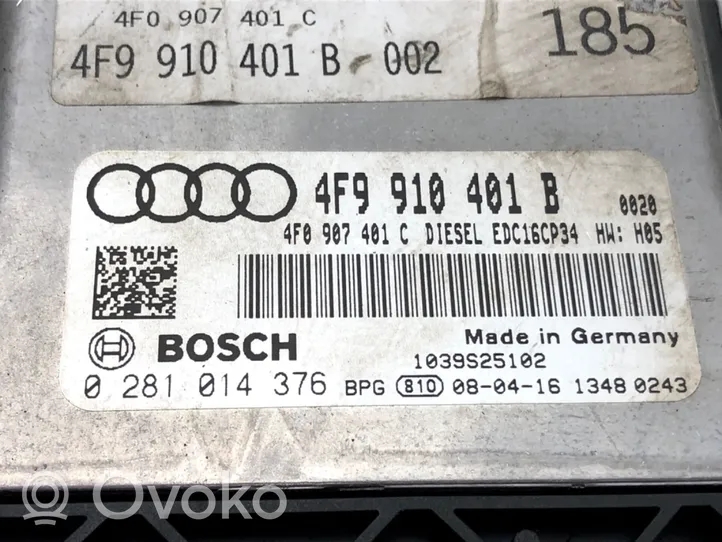 Audi A6 Allroad C6 Unité de commande, module ECU de moteur 