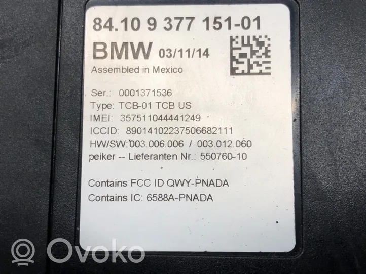 BMW 4 F32 F33 Muut ohjainlaitteet/moduulit 9377151